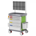 abs emergency anesthesia crash cart, Hot sell medical hospital trolley for ICU room